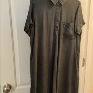 GAP Charcoal Shirt Dress